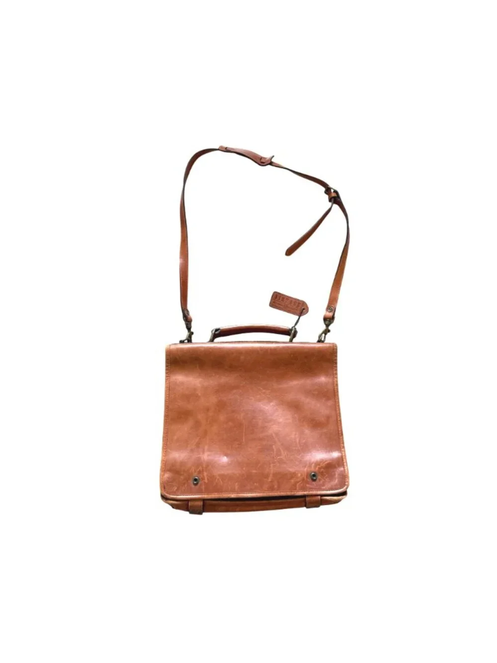 Vintage Alla Moda Bellezza Men's Messenger Bag Professional Academia Leather